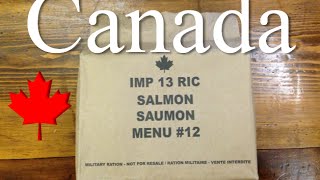 MRE Review Canadian IMP Menu 12 [upl. by Sievert]