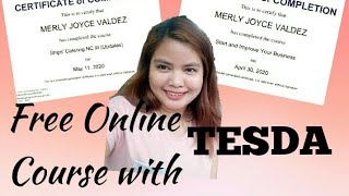 Free Online Courses  TESDA Online Program [upl. by Neicul]