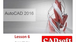 AutoCAD 2016 English  Lesson 6149  Cursor modes [upl. by Ellette430]