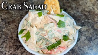 Crab Salad Imitation Crab Meat [upl. by Walt5]