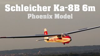 Schleicher Ka8B 6m Phoenix Model  giant scale RC glider  4K  Hat 2022 [upl. by Marmawke]