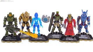 Mega Construx Halo Heroes Series 5 full collection review [upl. by Ivzt850]