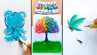 Easy DRAWING TRICKS and CREATIVE IDEAS that YOU WILL LIKE [upl. by Darom]