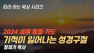 따라하는 묵상시리즈 67 새해 특별 기도 기적을 일으키는 성경구절 모음  장재기 목사 [upl. by Eeladnerb]