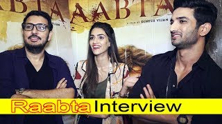 Raabta Movie Interview  Sushant Singh Rajput Kriti Sanon Dinesh Vijan  Full Video HD [upl. by Ydnem629]