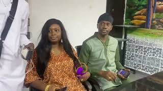 LATEEF ADEDIMEJI AND BIMPE OYEBADE STORM ABEOKUTA AHEAD OF LISABI MOVIE PREMIERE [upl. by Nojel532]