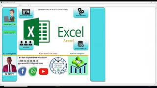 Conception dapplication Excel pour un client [upl. by Ahsikad]