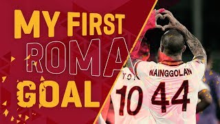 My First AS Roma Goal Nainggolan v Bologna [upl. by Sucul]