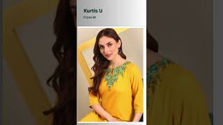 quotKurtis Under ₹499 From Myntra  MustHave Styles in 2024quot fashion indianclothing [upl. by Ahsilad]