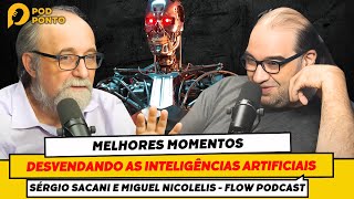 SÉRGIO SACANI E MIGUEL NICOLELIS NO FLOW PODCAST  MELHORES MOMENTOS [upl. by Lanctot]