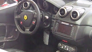 Ferrari California Inside and Dashboard Details [upl. by Aneelak]