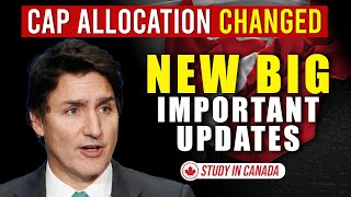 Canada Student Cap Allocation Change Canada New Update  Canada Student Visa Updates 2024 [upl. by Maffa]