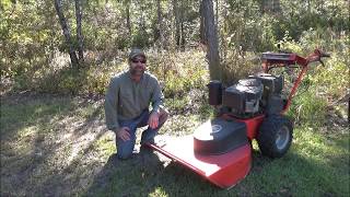 DR brand walk behind brush mower [upl. by Eissirk870]