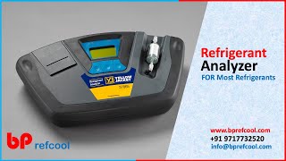 Test Quality of Refrigerant Gas easily by Yellow Jacket USA Refrigerant Identifier by B P Refcool [upl. by Sola]