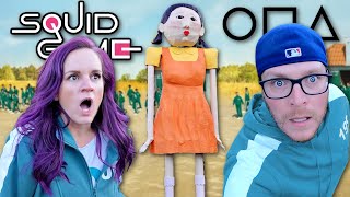 WE PLAYED SQUID GAME In Real Life to Defeat ProHacker Red Light Green Light Doll [upl. by Kym]