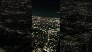 Flying over the city lights of Los Angeles at night [upl. by Barnes586]