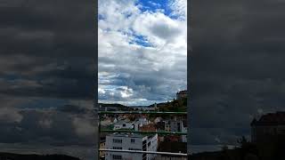 Heidenheim an der Brenz germany sky clouds city cool shorts blue beautiful autumn [upl. by Neetsirhc]