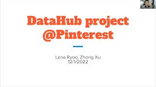 DataHub TownHall Nov 2022  Pinterest Case Study [upl. by Shaia977]