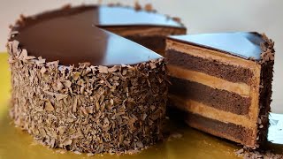 컵 계량  촉촉한 초콜릿 케이크  Moist Chocolate Cake Recipe  Best Chocolate Buttercream  초코 버터크림 만들기  ASMR [upl. by Yleak983]