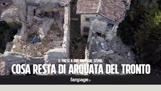 La devastazione di Arquata del Tronto a due anni dal terremoto [upl. by Arhoz]