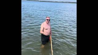 Clamming in Barnegat Bay [upl. by Ariaj]