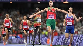 Soufiane El Bakkali wins Mens 3000m Steeplechase Race at Olympics Paris 2024 [upl. by Alrahc785]