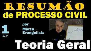 RESUMÃO de Processo Civil 1  Teoria Geral [upl. by Largent390]