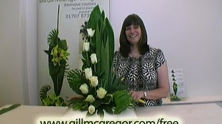 plaited palm arrangement gillmcgregor youtube [upl. by Rebor]