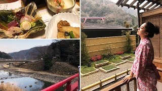 Vlog HAKONE GIRLS TRIP STAYING AT A ONSEN RYOKAN ♨️ [upl. by Zeke]