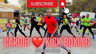 Cardio ❤️ KICK BOXING By Mzimba AeroFitSA South Africa 🇿🇦 [upl. by Yrokcaz]