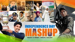 Independence Day Mashup  Visual Galaxy  Patriotic Mashup Songs  2024  15 August  Jai Hind 🇮🇳 [upl. by Lundquist]