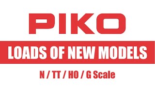 LOADS OF NEW MODEL RAILWAY MODELS from PIKO  NEW Releases 2024 [upl. by Amsirac]