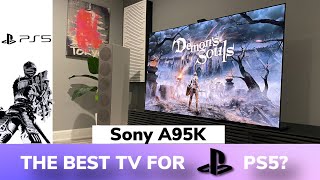 SONY A95K  THE BEST TV FOR PS5 [upl. by Aihtennek]