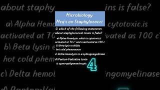 Mcqs on staphylococci microbiologymcqs with answers on staphylococci for competitive exams [upl. by Shreeves23]