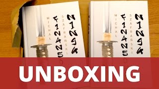 UNBOXING  Książka Finansowy ninja  egzemplarze sygnalne [upl. by Ahseiym917]