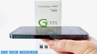 Techmatte OneTouch Screen Protector for iPhone 1212 Pro Easy Install  Inexpensive  Super Thin [upl. by Ymerej463]