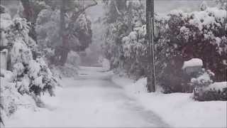 Australia Snow  Blackheath Major Snow Fall Event Summary  12 Oct 2012 [upl. by Wojak]