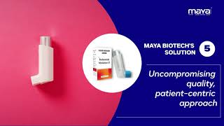 Inhale QUALITY Exhale your PROBLEMS  Budesonide Inhaler  MAYA BIOTECH [upl. by Ortensia618]