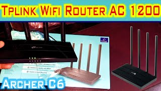 TP Link AC1200 Wi Fi Range Extender Archer C6 850MBPs [upl. by Ttebroc]