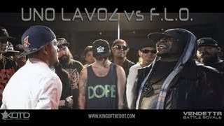 KOTD  Rap Battle  Uno Lavoz vs FLO  Vendetta [upl. by Eninotna808]