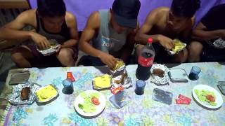 Fried Rice and Pork Ribs Eating Challenge [upl. by Maiga]