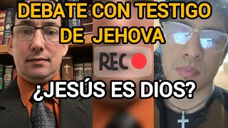 TESTIGO DE JEHOVA VS EVANGELICO DEBATE ¿JESÚS ES DIOS [upl. by Kynan]