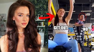 Toxic TIKTOK Influencer Thinks She OWNS The Gym [upl. by Kcirdorb]