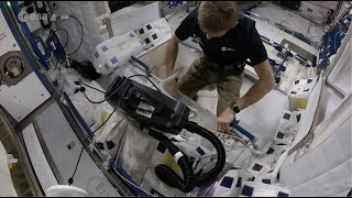 Vacuum cleaner in space How space station is kept tidy [upl. by Arsuy697]