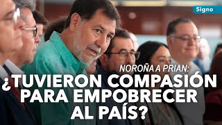 Noroña “aporrea” a la oposición en el Senado [upl. by Ralaigh]