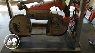 Making a dual purpose bandsaw stand [upl. by Courcy]