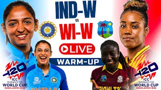 Womens cricket live  IND vs WI womens live match today  Womens t20 world cup  Cricket live [upl. by Einohtna674]