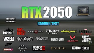 RTX 2050  Test in 18 Games  RTX 2050 laptop Gaming test [upl. by Enerod226]