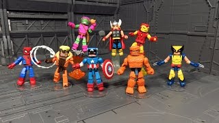 Diamond Select Marvel Minimates Greatest Hits Series 1 Review [upl. by Lovell]