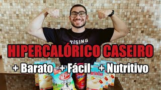 HIPERCALÓRICO CASEIRO BARATO E FÁCIL DE FAZER  Apenas 3 ingredientes [upl. by Layol]